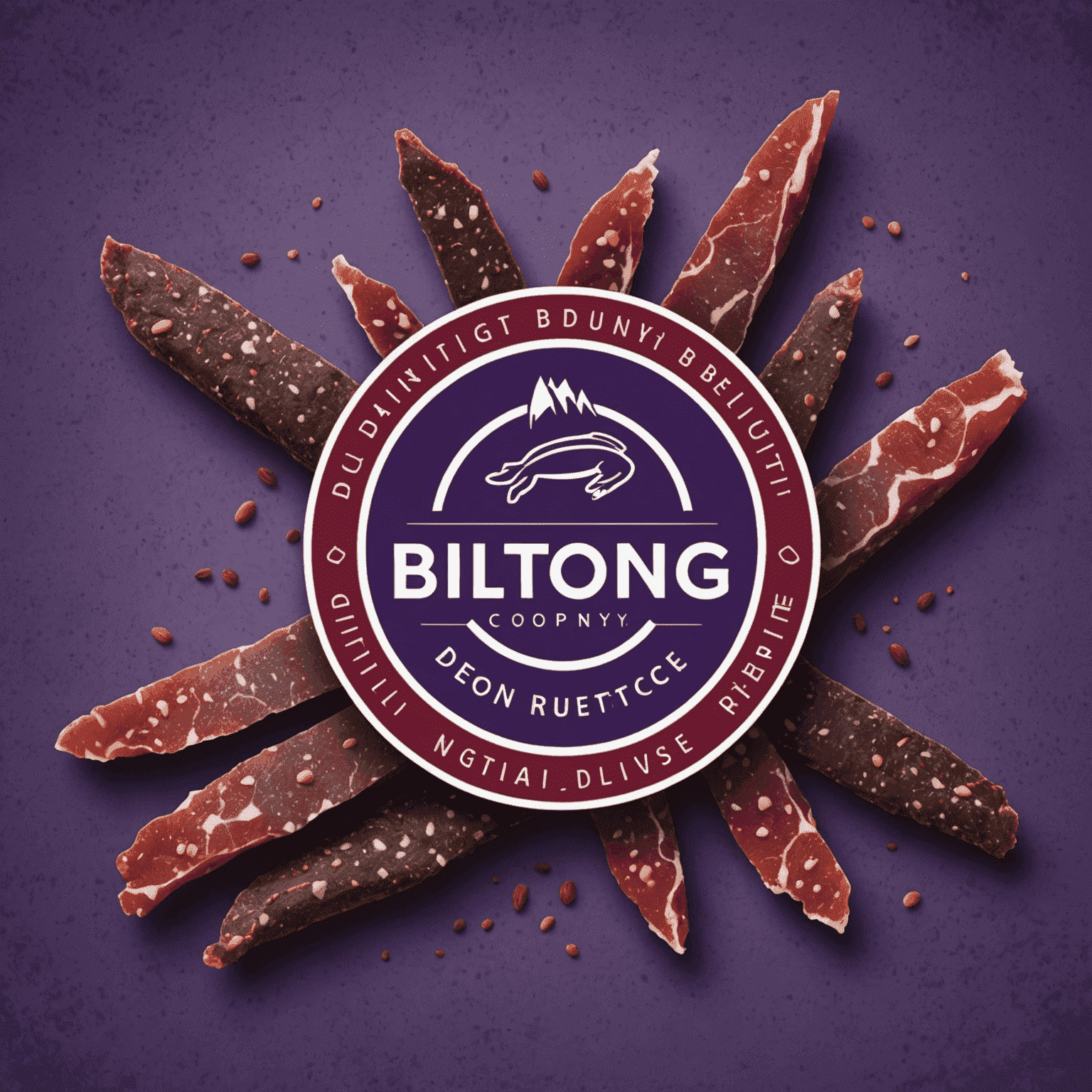 biltong.advice company logo in shades of purple and red