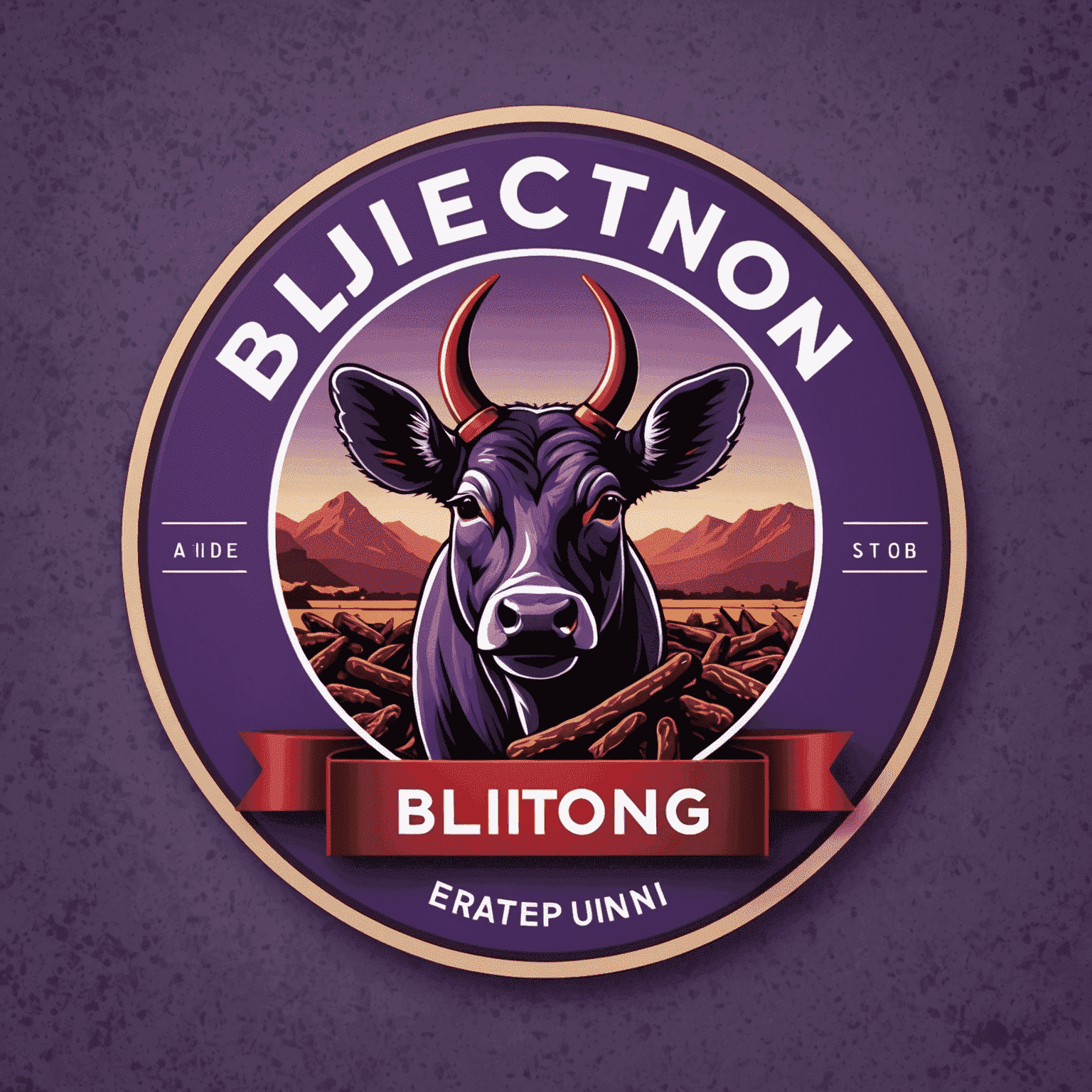 biltong.advice company logo in shades of purple and red