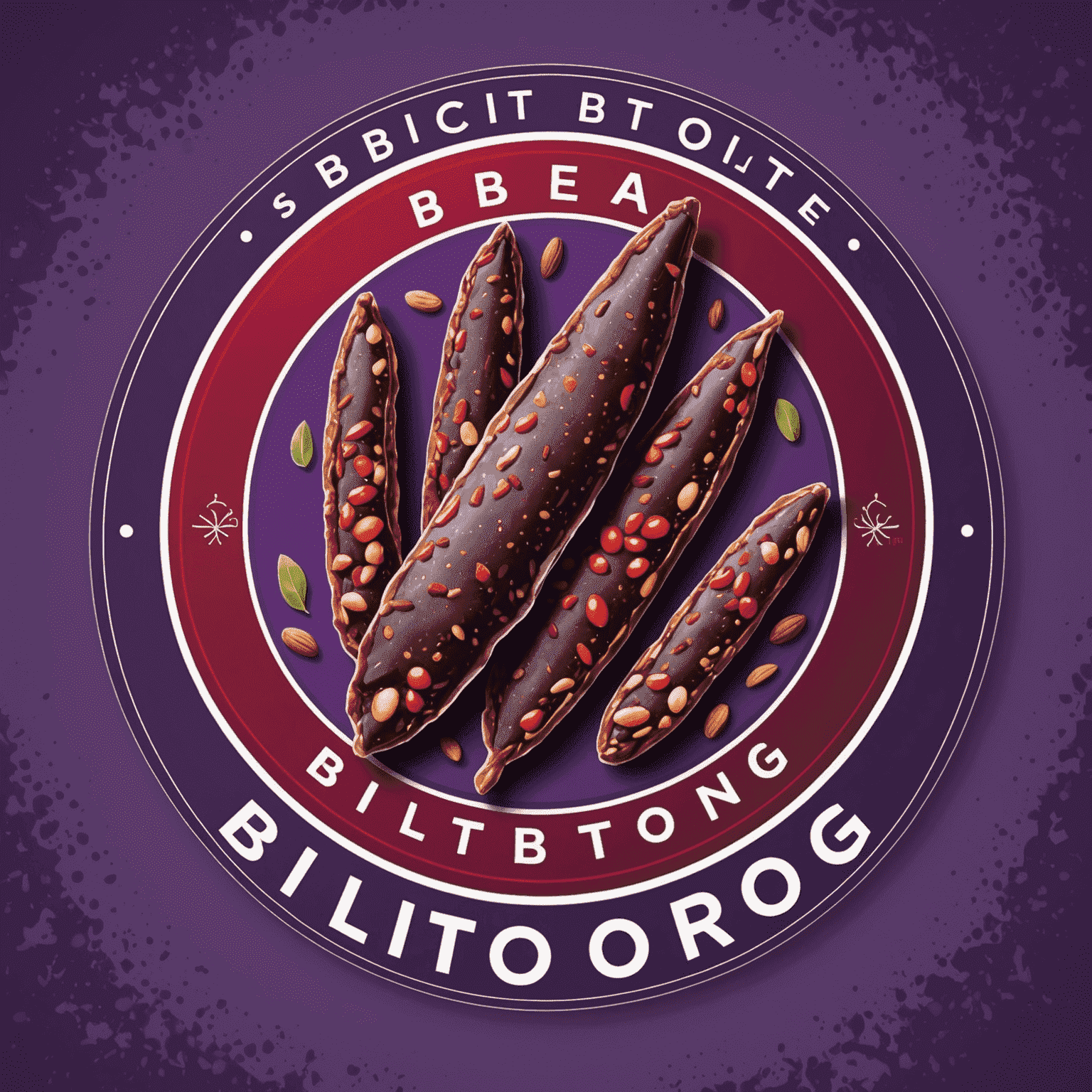 biltong.advice company logo in shades of purple and red