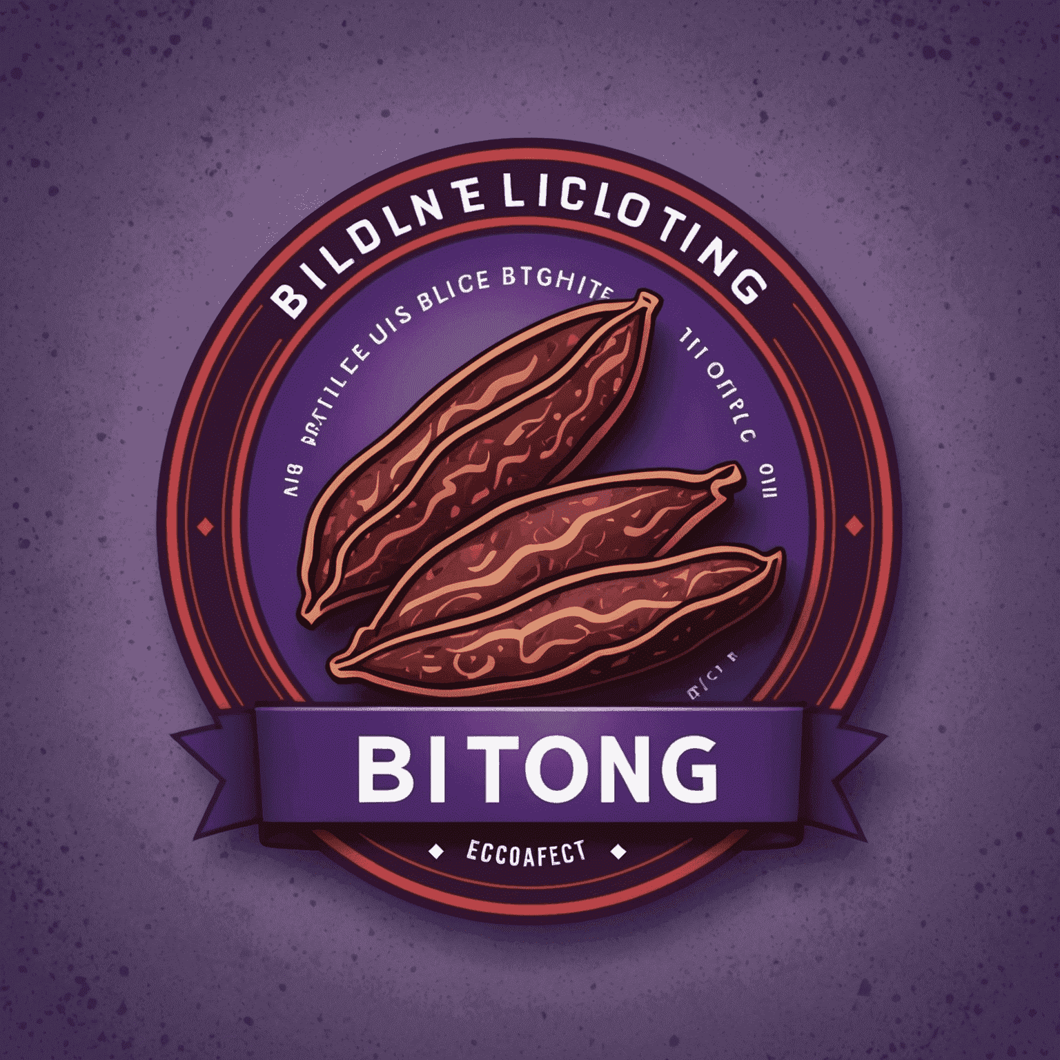 biltong.advice company logo in shades of purple and red