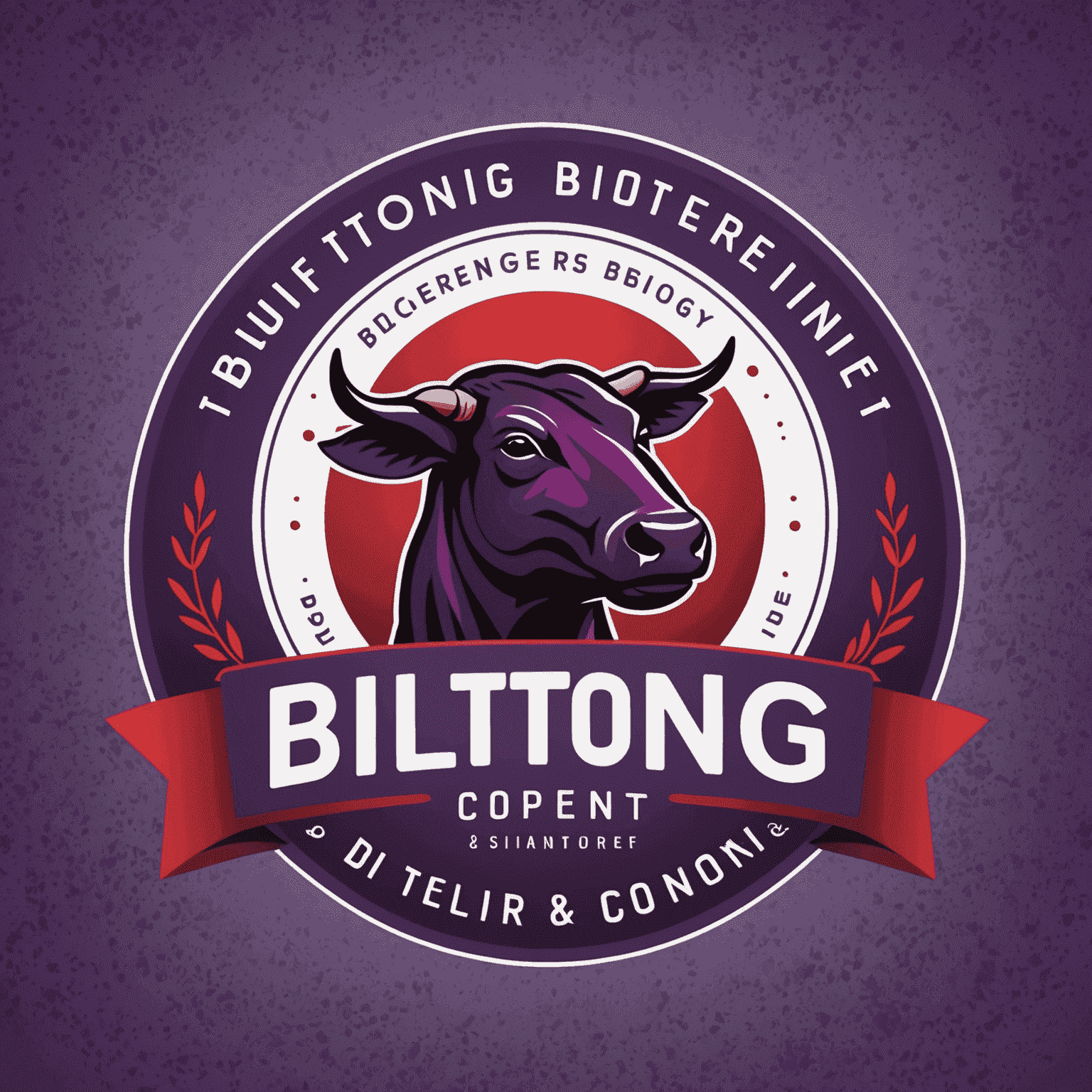 biltong.advice company logo in shades of purple and red