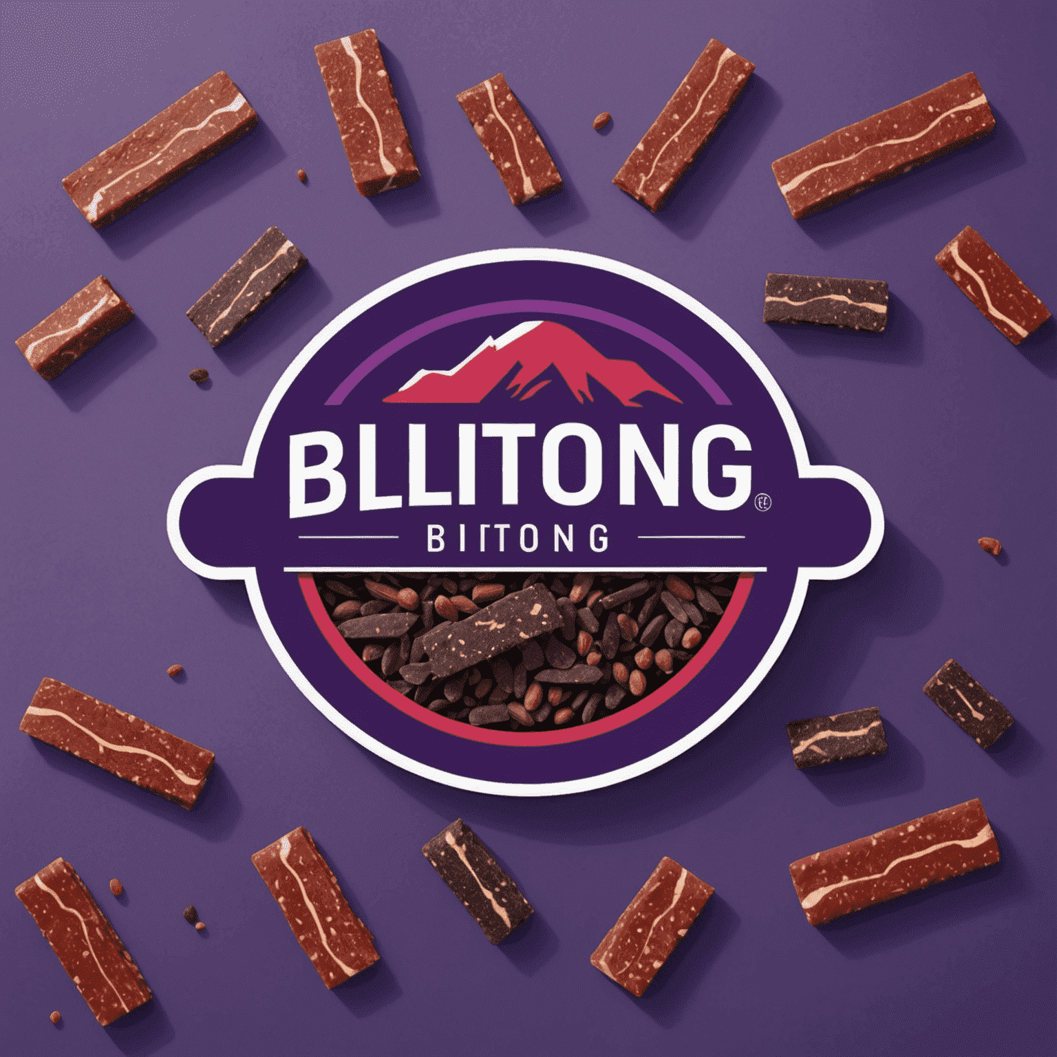 biltong.advice company logo in shades of purple and red