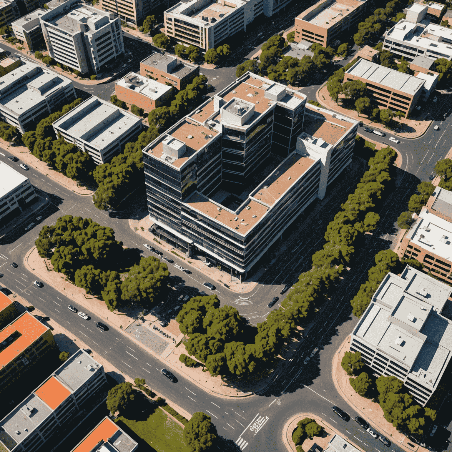 Google map showing the location of Biltong Consulting office in Sandton, Johannesburg, South Africa